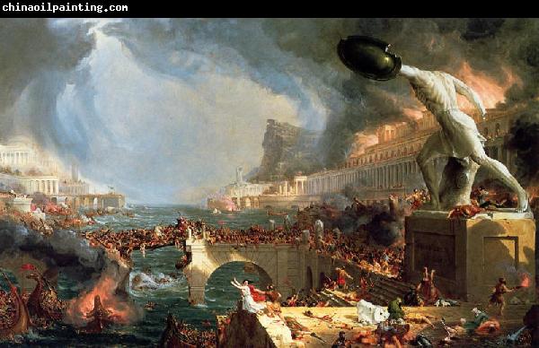 Thomas Cole Course of Empire Destruction