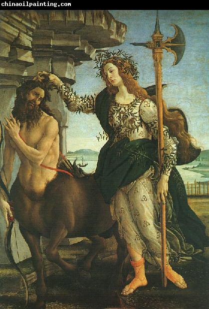 Sandro Botticelli Pallas and the Centaur