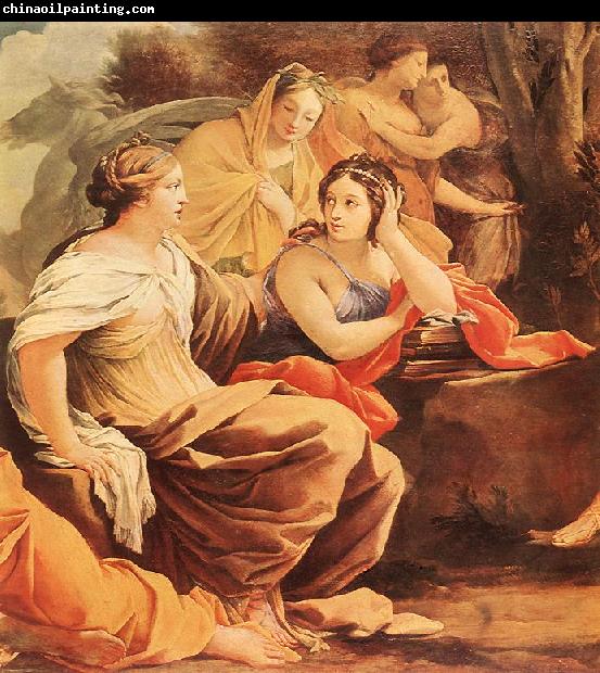 Simon Vouet Parnassus or Apollo and the Muses