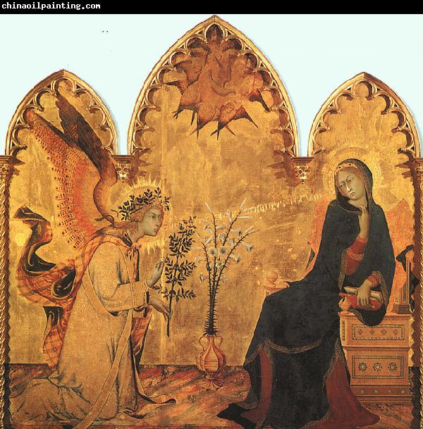 Simone Martini The Annunciation and the Two Saints