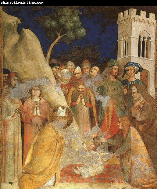 Simone Martini The Miracle of the Resurrected Child