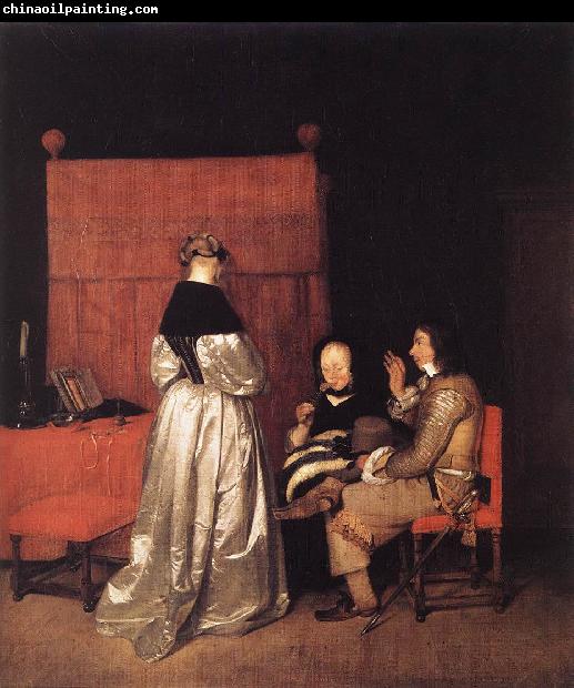 TERBORCH, Gerard Paternal Admonition h