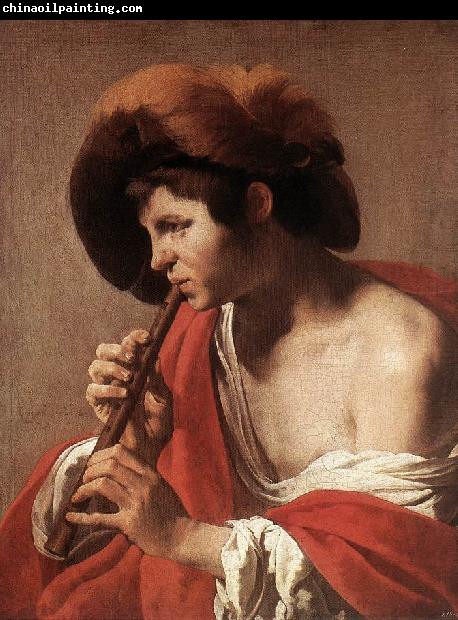 TERBRUGGHEN, Hendrick Boy Playing Flute anr