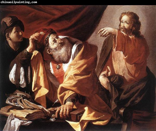 TERBRUGGHEN, Hendrick The Calling of St Matthew  ert