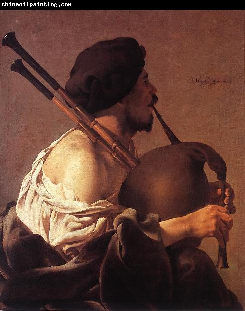 TERBRUGGHEN, Hendrick Bagpipe Player st