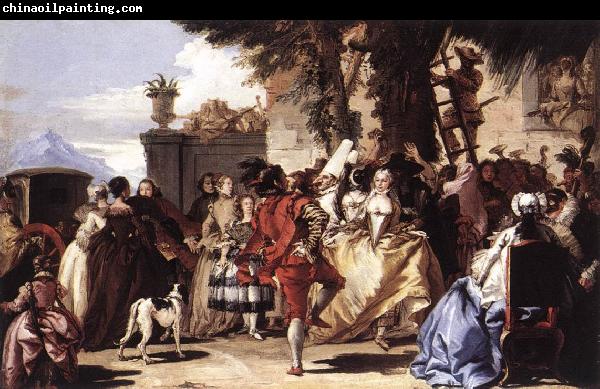 TIEPOLO, Giovanni Domenico Ball in the Country sg