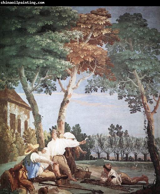 TIEPOLO, Giovanni Domenico Peasants at Rest r