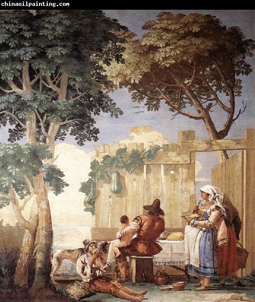 TIEPOLO, Giovanni Domenico Family Meal  kjh