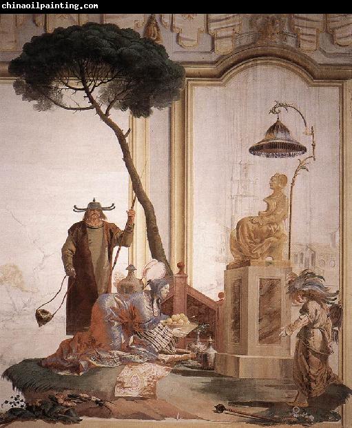 TIEPOLO, Giovanni Domenico Offering of Fruits to Moon Goddess nmoih