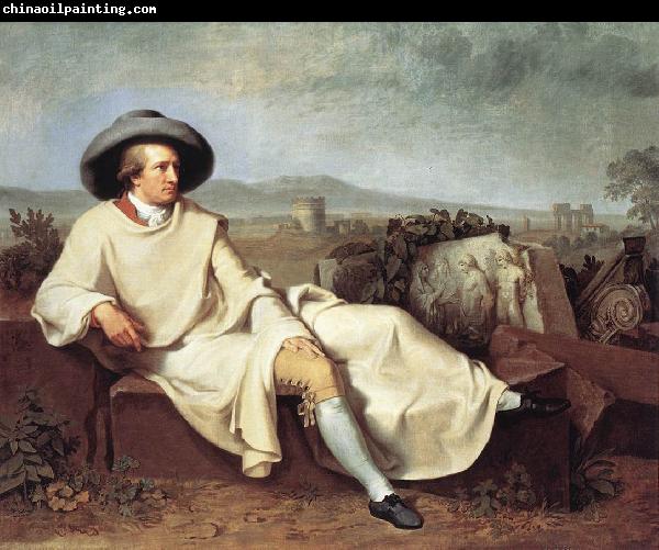 TISCHBEIN, Johann Heinrich Wilhelm Goethe in The Roman Campagna iuh