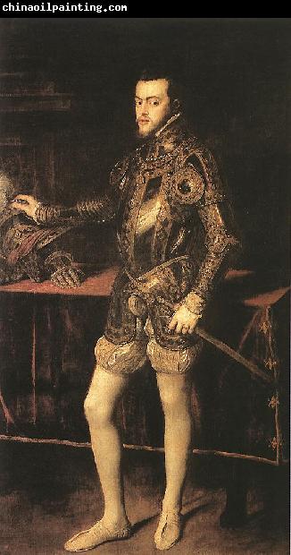 TIZIANO Vecellio King Philip II r