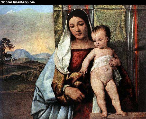 TIZIANO Vecellio Gipsy Madonna r