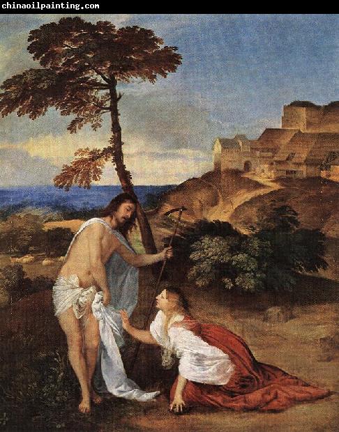 TIZIANO Vecellio Noli me tangere r