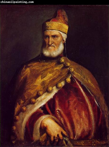 TIZIANO Vecellio Portrait of Doge Andrea Gritti ar