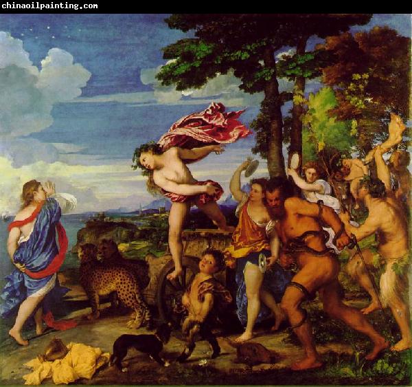 TIZIANO Vecellio Bacchus and Ariadne ar