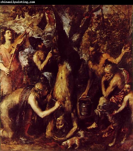 TIZIANO Vecellio The Flaying of Marsyas ar