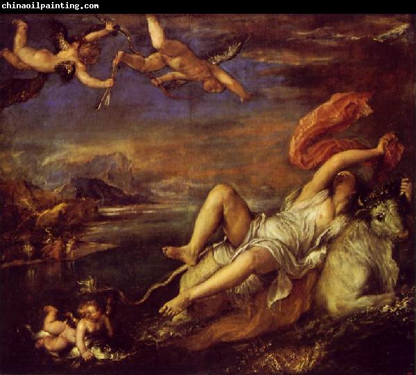 TIZIANO Vecellio Rape of Europa art