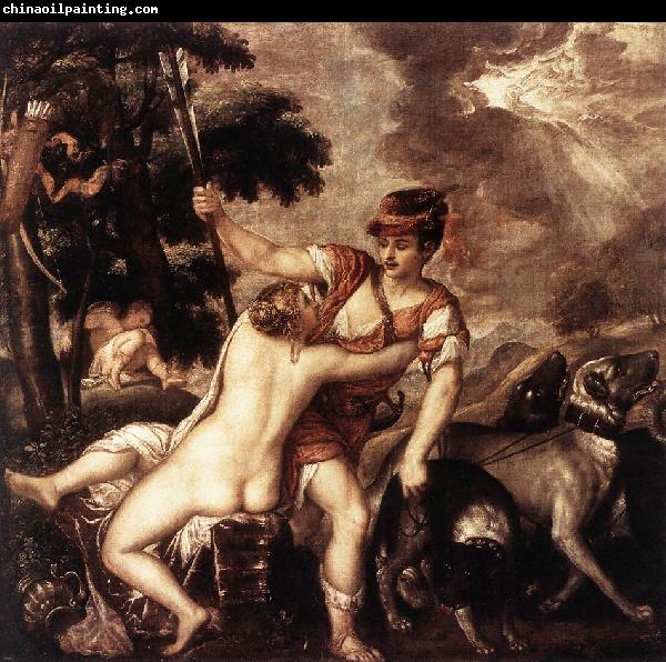 TIZIANO Vecellio Venus and Adonis  R