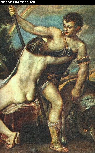 TIZIANO Vecellio Venus and Adonis, detail AR