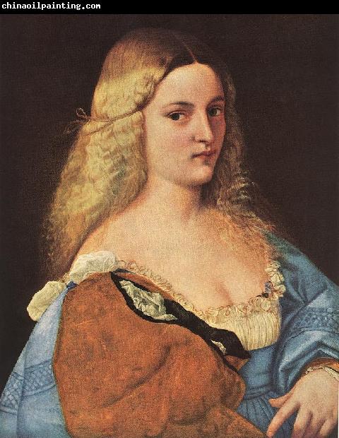 TIZIANO Vecellio Violante (La Bella Gatta) ar