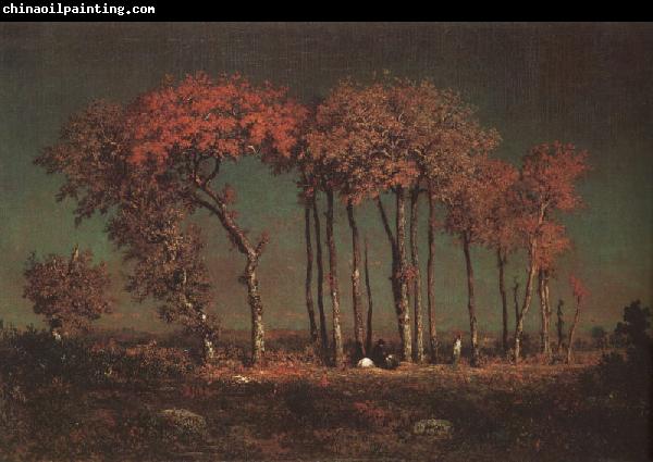 Theodore Rousseau Under the Birches