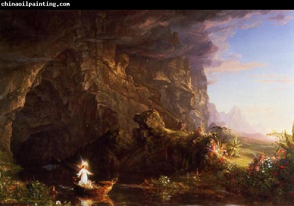 Thomas Cole The Voyage of Life Childhood