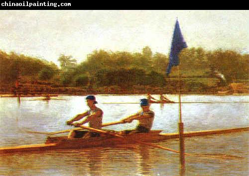 Thomas Eakins Biglen Brothers, Turning the Stake