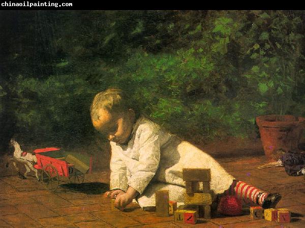 Thomas Eakins Baby at Play