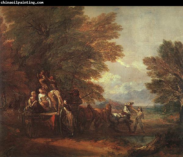 Thomas Gainsborough The Harvest Wagon