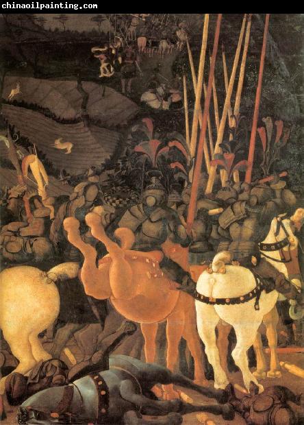 UCCELLO, Paolo Bernardino della Ciarda Thrown Off His Horse (detail) wt