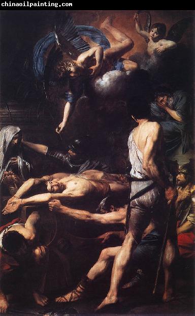 VALENTIN DE BOULOGNE Martyrdom of St Processus and St Martinian we