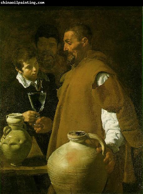 VELAZQUEZ, Diego Rodriguez de Silva y The Waterseller of Seville