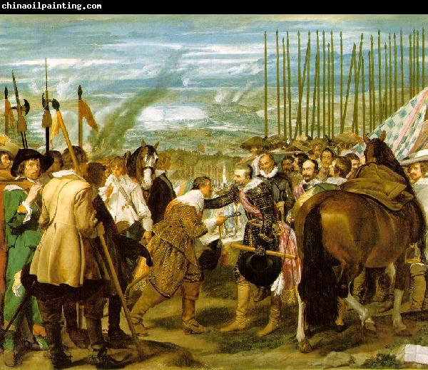 VELAZQUEZ, Diego Rodriguez de Silva y The Surrender of Breda (Las Lanzas) wr