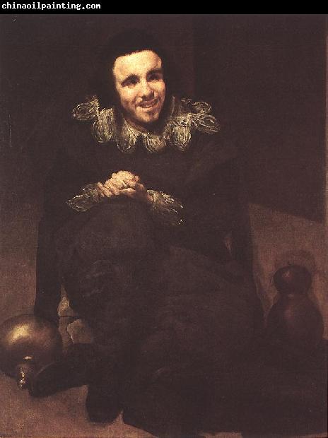 VELAZQUEZ, Diego Rodriguez de Silva y The Dwarf Don Juan Calabazas, called Calabacillas et