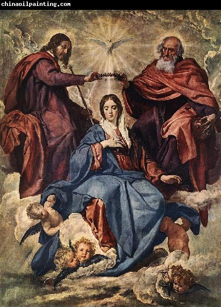 VELAZQUEZ, Diego Rodriguez de Silva y The Coronation of the Virgin jh