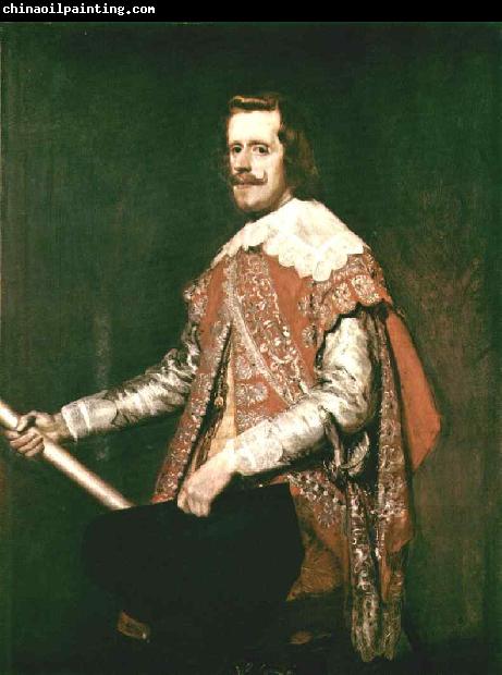 VELAZQUEZ, Diego Rodriguez de Silva y Phillip IV in Army Dress (The portrait of Fraga)  wet