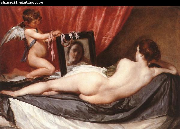 VELAZQUEZ, Diego Rodriguez de Silva y Venus at her Mirror (The Rokeby Venus) g