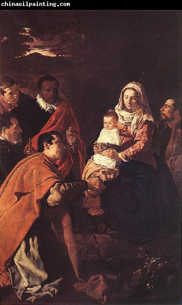 VELAZQUEZ, Diego Rodriguez de Silva y The Adoration of the Magi et