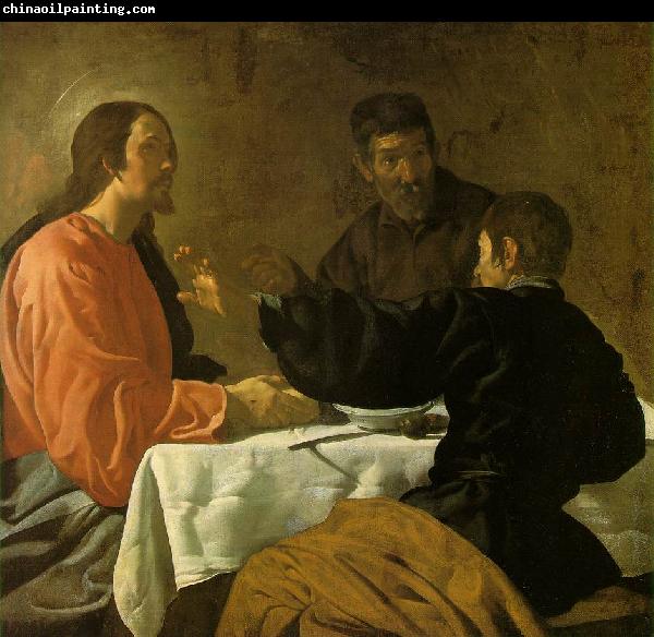 VELAZQUEZ, Diego Rodriguez de Silva y The Supper at Emmaus sg