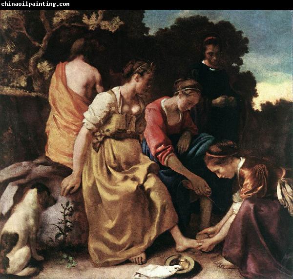 VERMEER VAN DELFT, Jan Diana and her Companions ae