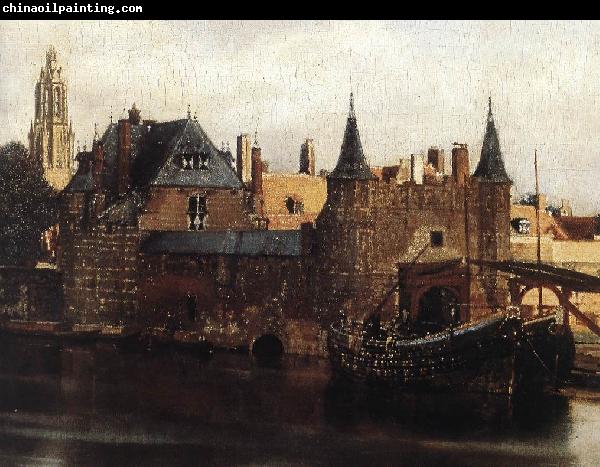 VERMEER VAN DELFT, Jan View of Delft (detail) et