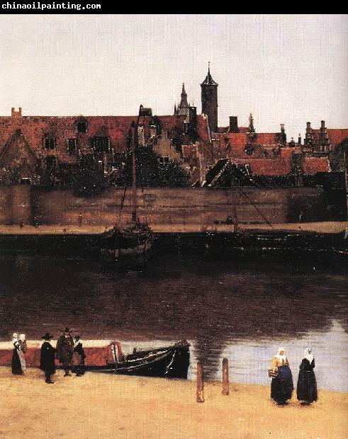 VERMEER VAN DELFT, Jan View of Delft (detail) est