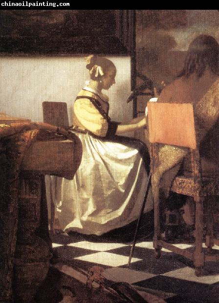 VERMEER VAN DELFT, Jan The Concert (detail) awr