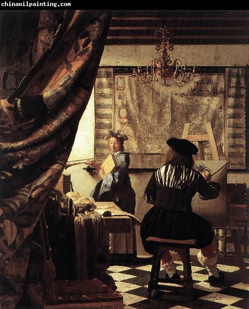 VERMEER VAN DELFT, Jan The Art of Painting er