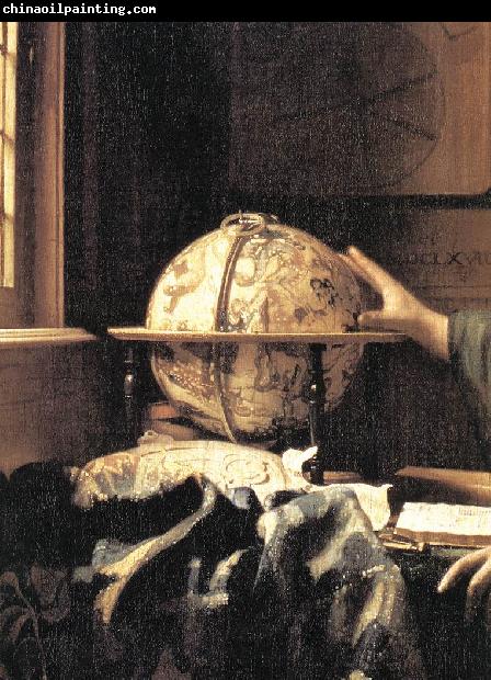 VERMEER VAN DELFT, Jan The Astronomer (detail) wet