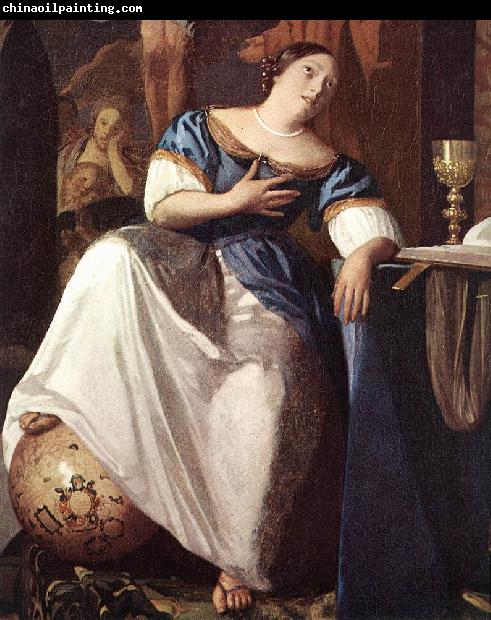 VERMEER VAN DELFT, Jan The Allegory of Faith (detail) er