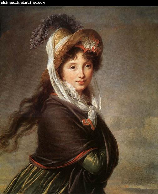 VIGEE-LEBRUN, Elisabeth Portrait of a Young Woman et