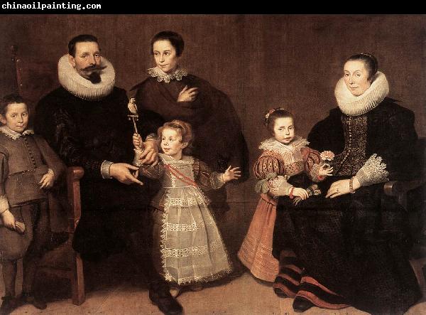 VLIEGER, Simon de Family Portrait ert