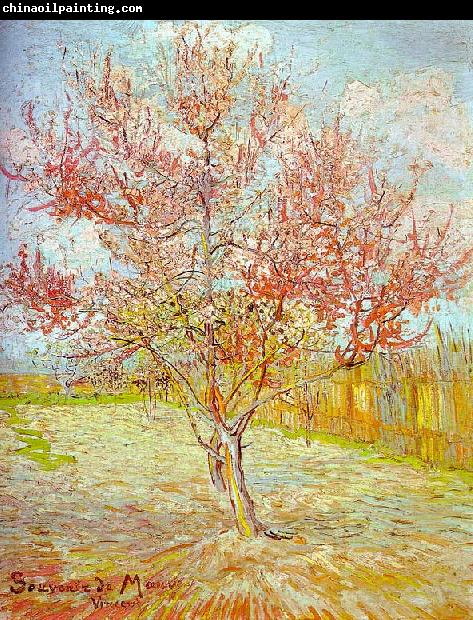 Vincent Van Gogh Peach Tree in Bloom