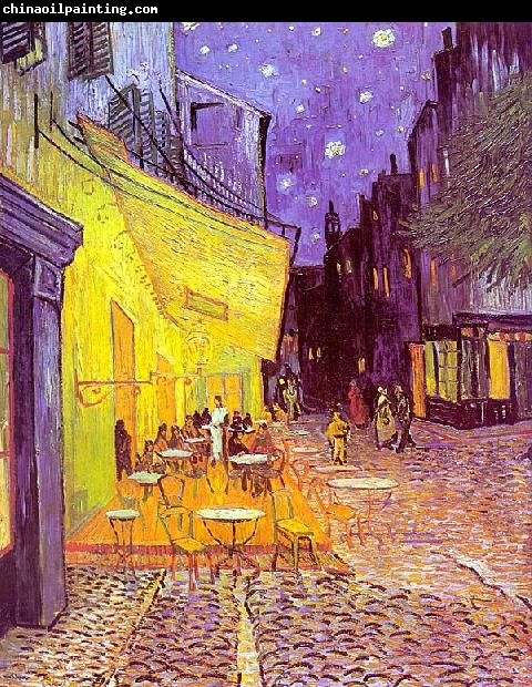 Vincent Van Gogh The Cafe Terrace on the Place du Forum, Arles, at Night